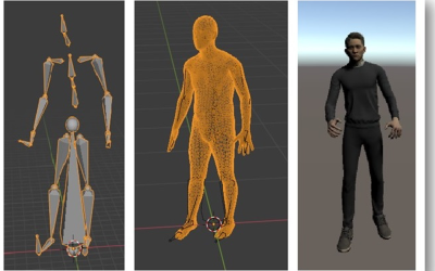 3D Human Pose Estimation – From RGB video to 3D animated avatar