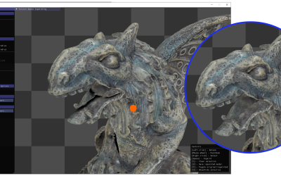 AI impainting to increase the quality of 3D assets